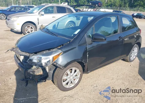 2015 Toyota Yaris Le z USA, uszkodzony, nr VIN VNKJTUD3XFA055511